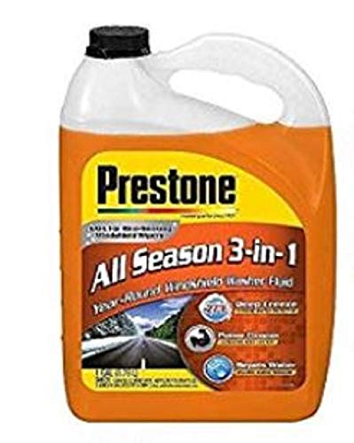 Prestone AS658 Deluxe 3-in-1 Windshield Washer Fluid, 1 Gallon