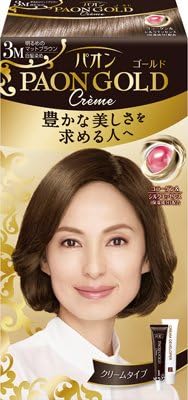 Amazon パオンゴールド ヘアカラー クリープタイプ ３ｍ 明るめのマットブラウン 3個セット パオン 白髪染め 通販