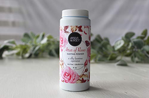 Rose and Sandalwood, Talc-Free, Silky Dusting Powder | Absorb dampness and odor and make your skin soft and smooth - Thumbnail 4