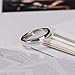 EAMTI 4mm 925 Sterling Silver Rings for Women High Polish Plain Dome Comfort Fit Size 5.5