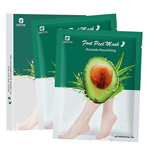 Avocado Foot Peel Mask Exfoliating - 2 Pack Baby Foot Peeling Scrub Mask Calluses Dead Skin cells Remover Repairs Rough Heels & Get Smooth Baby Feet in 5 Days Moisturizing Foot mask for Men Women