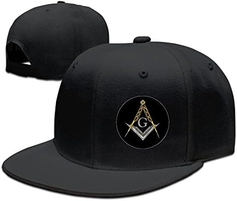 Wubgg Freemason Logo Square and Compass Personalized Plain Flat Baseball Hats 90s Snapback Fitted Hats For Teens