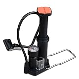 Universal Bicycle Dual Head Portable Mini Foot Pump for Schrader & Presta & Woods Valves
