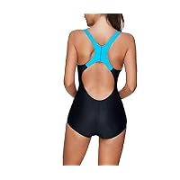SmarketL High end Sport Swimsuit One Piece Monokini Women Hollow Black Bathing Suit Padded Bikini,Medium,Black