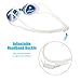 vetoky Kids Swim Goggles Wide Vision Swimming Goggles with Nose Clips+Ear Plugs,Anti Fog Swimming Goggles UV Protection Mirrored (Blue with Mirror Blue Lens)