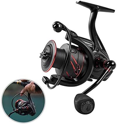 Fishing Reel Spinning, 4.7:1 High-Speed Gear Ratio, 12+1 Bearings, Ultra Smooth Professional Fishing Tackle for Sea Saltwater Freshwater Boat Fishing (GS2000-7000 Series)