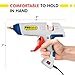 PROkleber Hot Melt Glue Gun Kit Full Size 100 Watt with Carry Bag and 12 pcs Glue Sticks, for DIY, Arts & Crafts Projects, Sealing, Quick Repairs, Light and Heavy Duty, Home, Office (White/Blue)