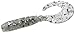 Zoom Bait Fat Albert Grub Bait-Pack of 10 (Clear Silver Black, 5-Inch)