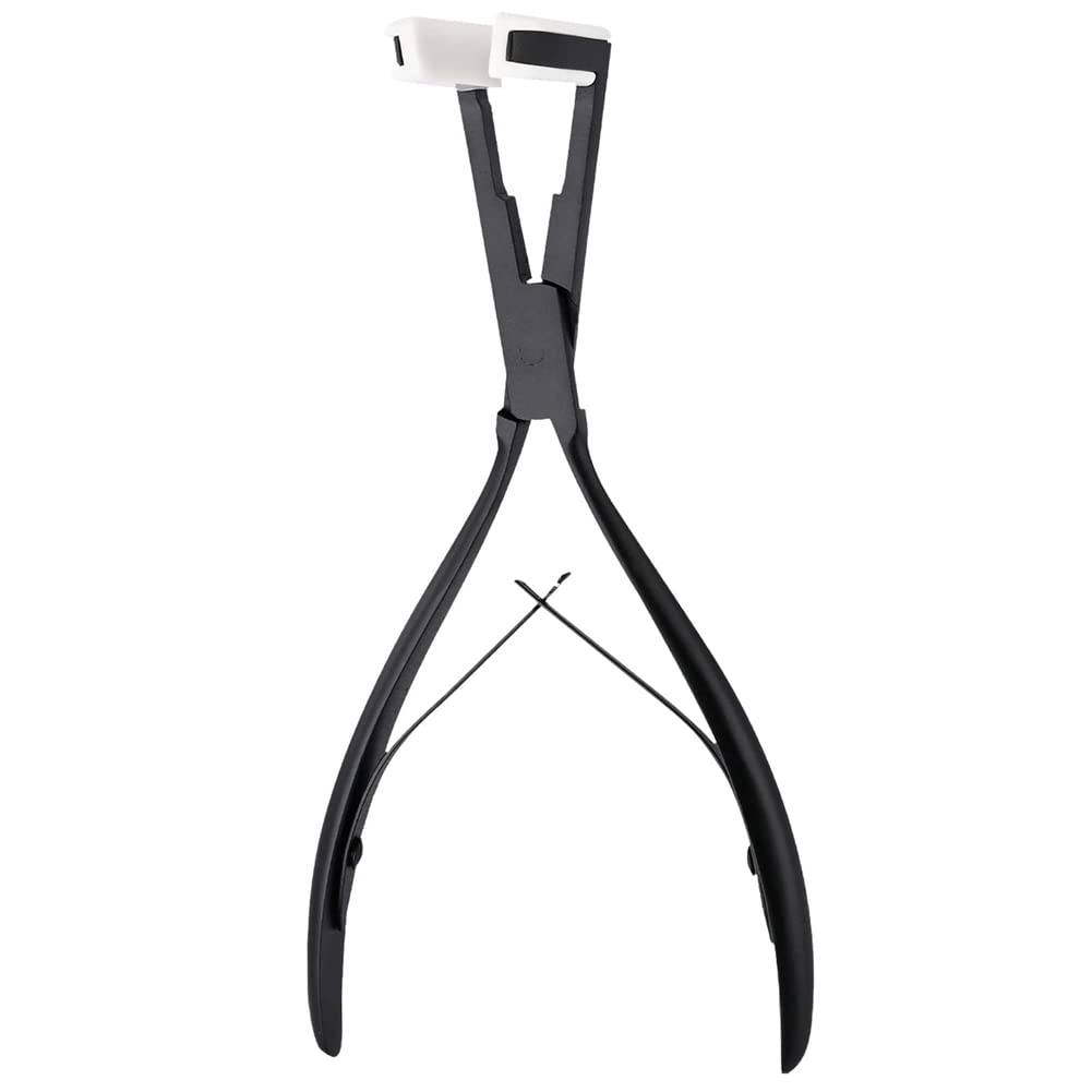 Comphic Tape in Hair Extensions Pliers Needle Nose Pliers Hair Extension Pliers Stainless Steel Flat Extensions Tape Sealing Clamp Pliers Tool