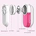 KOODER Sweater Shaver, Double Battery Lint Remover, Efficient and Durable Sweater Fabric Shaver,with Protective Cover Prevent Fabric Damaged (Pink)