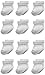 Gerber Girls' Unisex Baby 12 Piece Terry Socks Bundle