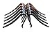 Parcelona French Crab Interlocking Large Celluloid Shell Hair Clip Side Comb Approx. 3.5 Inches