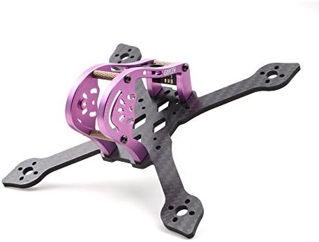 Micro Quadcopter FPV Quad Drone Multirotor Frame GEPRC Sparrow GEP MX3 3inch Frame Purple Color 139mm Carbon Fiber Frame for RC Quad Quadcopter Drone FPV Kit
