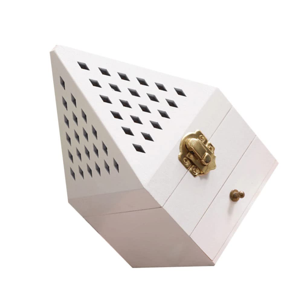 Cabilock Incense Burner Aromatherapy Box Decorative Censer Ornaments for Home Incense Burner