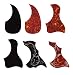 JIERUI Acoustic Guitar Pickguard Set, Self Adhesive, Pack of 6