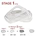 3m 501 Filter Retainer Prefilter Tape Particulate Filters for Half Mask Paint Respirator Mask 5000 6000 7000 Series (Stage 1 - Filter 501)
