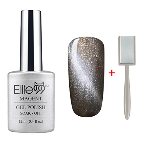 Elite99 Magnetic 3D Cat Eye Gel Polish Soak Off UV LED Nail Art Free Magnet 6580 Shimmer Taupe Elite99 Magnetic 3D Cat Eye Gel Polish Soak Off UV LED Nail Art Free Magnet 6580 Shimmer Taupe