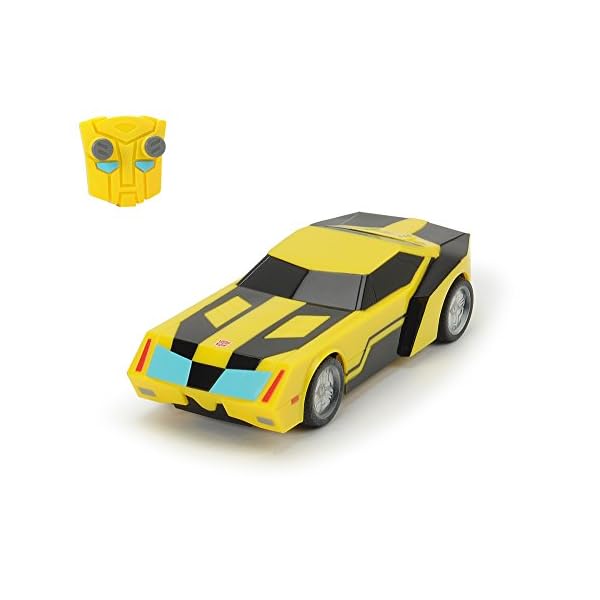 Dickie Toys 203114000 - RC Turbo Racer Bumblebee, funkferngesteuertes Transformers Fahrzeug, 18 cm