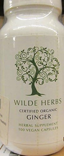 Organic Ginger 100 Capsules (Wilde Herbs)
