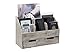 Executive Office Solutions Vintage Rustic Wooden Office Desk Organizer & Mail Rack For Desktop, Tabletop, or Counter - Distressed Torched Wood-Store Supplies, Desk Accessories, Mail – Barnwood (WO3)