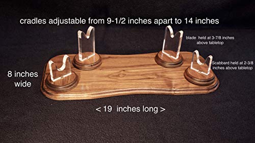 Sword or Knife and Scabbard Display Stand