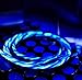 Led iPhone Charger, BUSOH [Apple MFi Certified] 3 Feet Led iPhone Charging Cable, 360° Visible Flowing Led Quick Charger for iPhone Xs/X/XR/Max/8/7/6/Plus/5 (Flowing Blue)