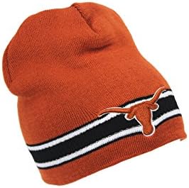 Captivating Headgear Collegiate Headwear Men's Texas Longhorns Embroidered Knit Cap Beanie