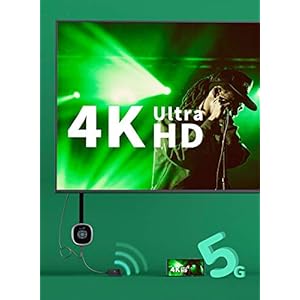 YEHUA Adattatore Display Wireless HDMI 5G/2.4G Adattatore Dongle 4K Miracast Airplay Supporto Miracast DLNA AirPlay per… - immagine 3