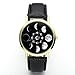 Top Plaza Unisex Women's Fashion Chic Moonphase Dress Watch, Gold Tone