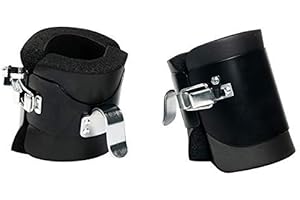 YaeTek Anti Gravity Inversion Boots Hang Up Boots for Abdominal Crunch & Sit Up, Hooks Bar Therapy, Core Gym Fitness Exerciser