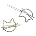 Set of 3 PCS Cat Kitty Novelty Hair Clip Barrette Cat Hair Clips with Pearl for Women and Girls Apply to Party and Casual or Valentines Day - Sweet Hair Accessories DIY Styling Barrette Gift