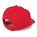 Toddler to Youth Washed Chino 100% Cotton Twill Cap with Adjustable Strap - Red