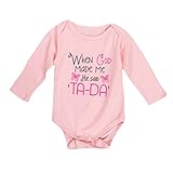 Baby Clothes, Efaster Toddler Girl "When God Made