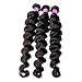 6A Brazilian Virgin Hair 3 Bundle 50G/Pcs Loose wave Human Hair Virgin Hair Extension Unprocessed Brazilian Virgin Hair by KeepYonger