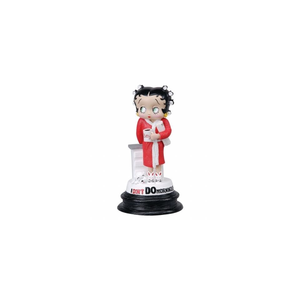 Nj Croce Fi904 I Dont Do Mornings Betty Boop Figurine On Popscreen