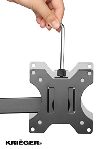 KRIËGER KL4327N • Quad Monitor Desk Stand Mount Full Motion Articulating Arm 4 LCD, OLED, 4K Computer Displays, Fits 17, 19, 20, 22, 23, 24, 27 - Thumbnail 3