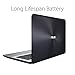 Asus X555DA-AS11 15 Inch Full-HD AMD Quad Core Laptop with Windows 10, Black & Silver