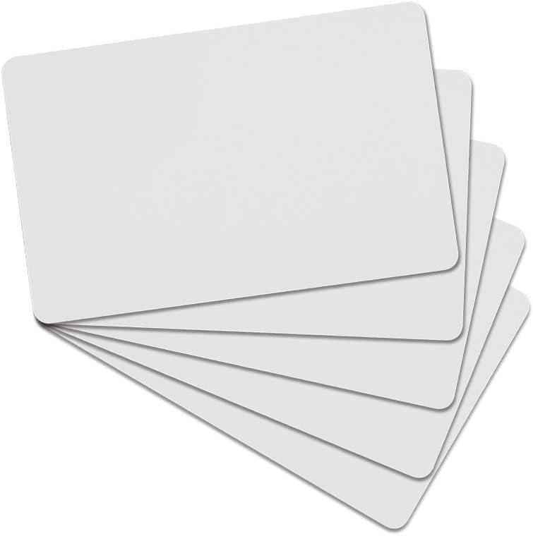 OBO HANDS RFID Card Writable Rewrite 125KHZ EM4305 Tag Proximity Access Control Card and Keyfob for Door Lock System Home/Hotel … (White)