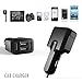 Car Charger 5.1A 25.5W 4 Ports USB Rapid Turbo Car Charger for iPhone 7 6S Plus 6 Plus 6 5SE 5S 5 5C 4S, HTC,Nexus 5X 6P,iPads Pro Portable