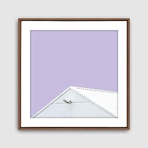Framed Canvas Wall Art Geometric Building Canvas Prints Home Artwork Decoration for Living Room,Bedroom - 16x16 inches