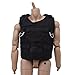 Towashine 1/6 Scale Black Tactical Bulletproof Vest for 12
