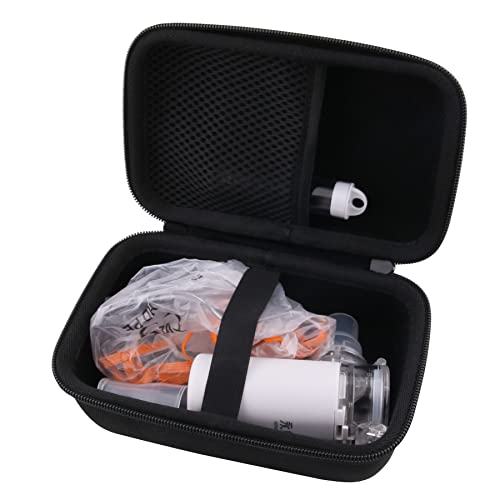 WERJIA Hard Carrying Case Compatible with MAYLUCK/AZZUTORK/APOWUS Handheld Nebuliser Portable Nebulisers(Case Only)