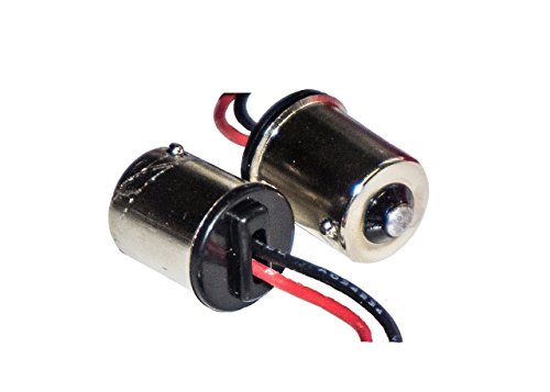 Deuce-Style Single Contact Filament LED Turn Signal Smoke Lens (1156 Bulb, Red LED) - Thumbnail 6