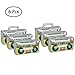 6 Pcs Inflatable Boombox Toy, 80's 90's Boom Box Party Supplies for Old School Themed Party, Hip Hop Accessories and Rappers B-Boys Party Decoration(16.5 Inches)