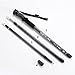 Hiking Trekking Poles Walking Sticks (1 Pair) Telescoping Ultra Strong Alpenstocks Anti Shock Mountaineering Trail--Black