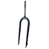 CDHPOWER 26X4 Fat Tire Bike Fork Steel Rigid Bike Fork 1" Threaded Bicycle Front Fork