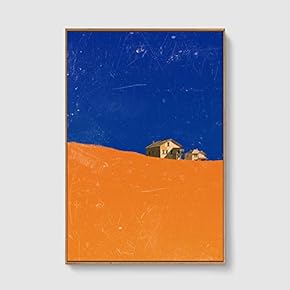 Framed Canvas Home Artwork Decoration Desert Canvas Wall Art for Living Room, Bedroom - 16x24 inches