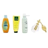 Odoria 1:12 Miniature Body Care Set 4 in 1 Pack Shampoo Body Wash Cleanser Perfume Dollhouse Bathroom Accessories