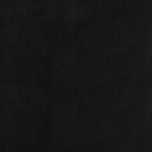 Morgan Fabrics Bella Black Solid Performance Velvet Upholstery  By the Yard