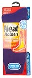 Grabber Warmers LHHORGPUR Thermal Socks, Purple, Ladies' Size 5-9